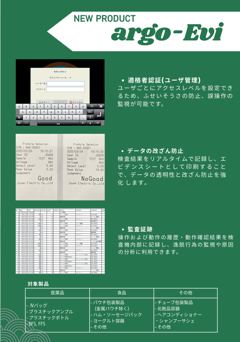 「argo-Evi」-特徴-